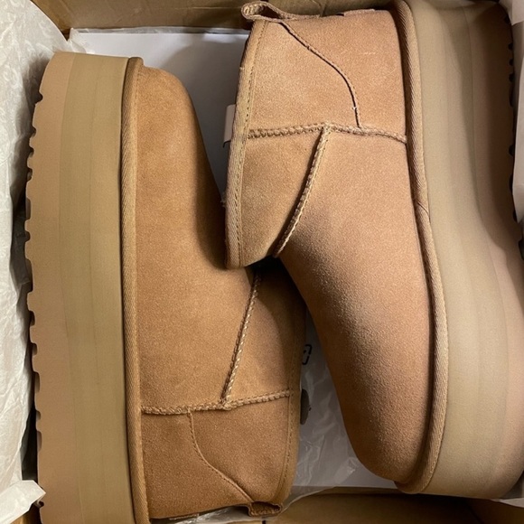 UGG Ultra Mini Platform Chestnut - Picture 3 of 5